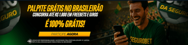 Freebets Grátis com o Oddão da SeguroBet