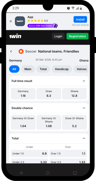 1win football international betslip