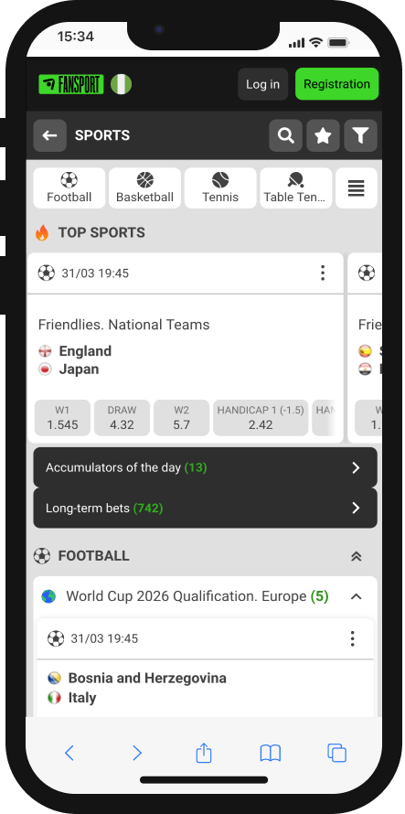Fansport betting football home page