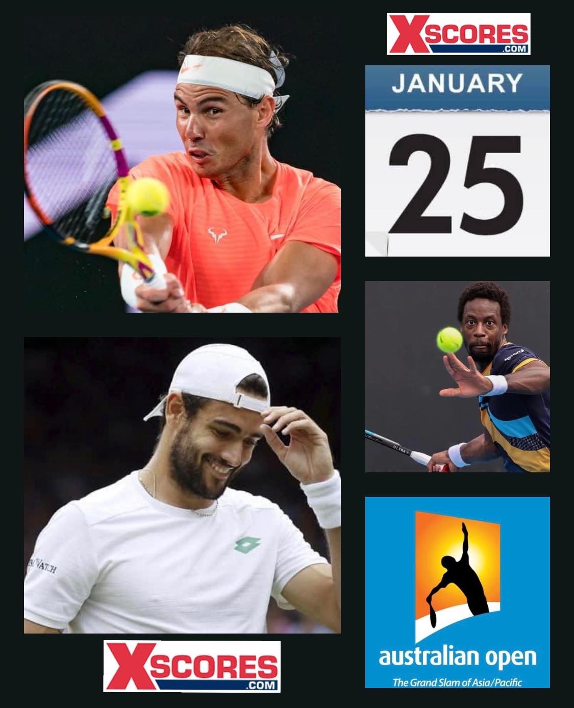 🎾🎾Tennis🎾🎾 🏆Grand Slam 🇦🇺Australian Open 2022 Mens Singles