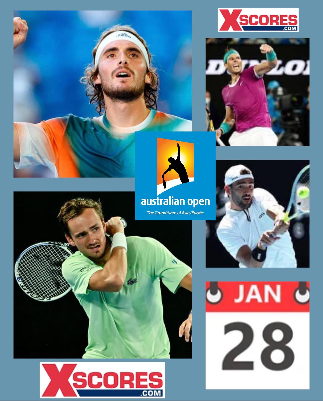Tennis - Grand Slam - Australian Open 2022 - Mens Singles Semifinals