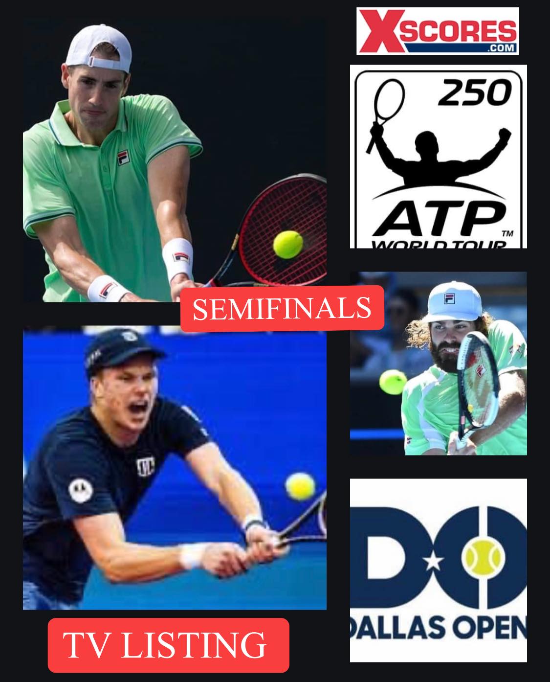 Tennis - ATP 500 - Dallas Open Sat 12 February 2022