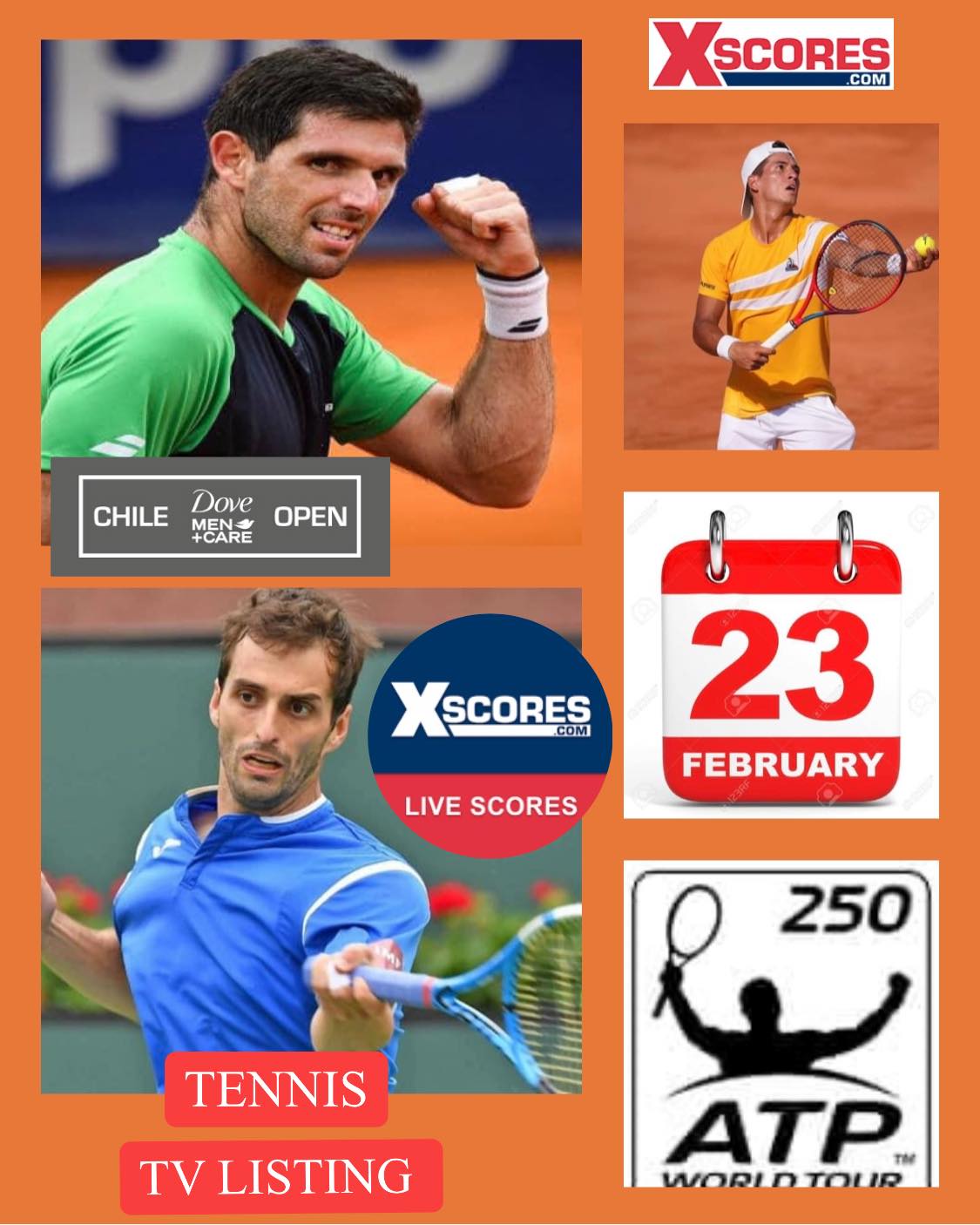 ATP Tour and WTA 2023: Schedule of Play for Wednesday February 22