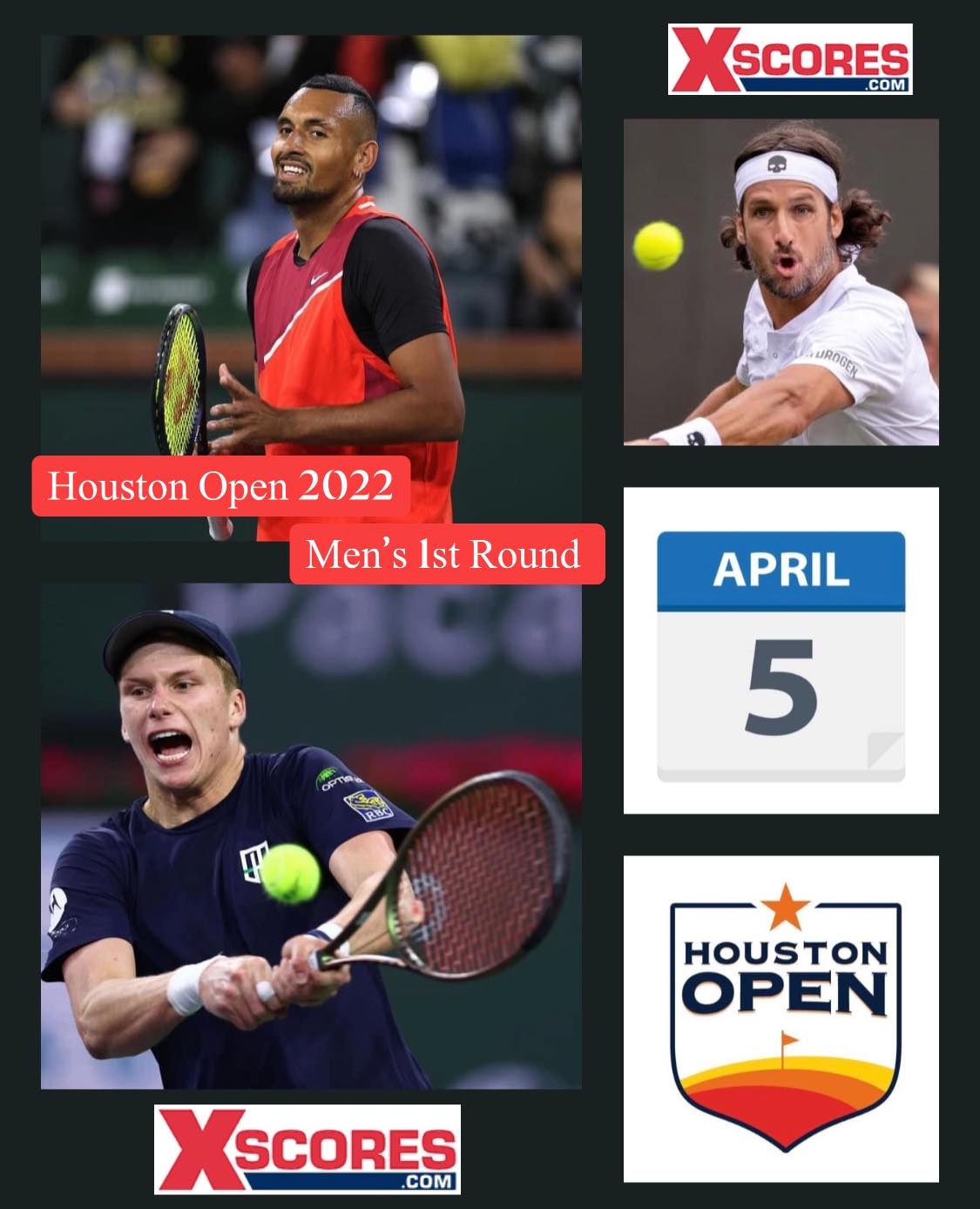 Tennis- ATP Tour 250 Tue 05 April 2022