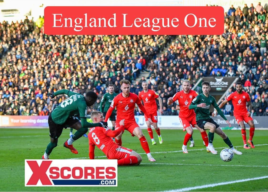 England League One 2326 April 202 Xscores News
