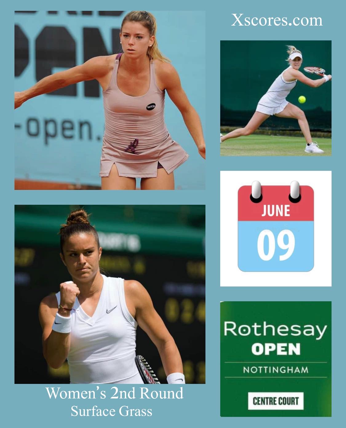 🎾🎾Tennis WTA 250 Surface Grass Rothesay Open Nottingham, Great