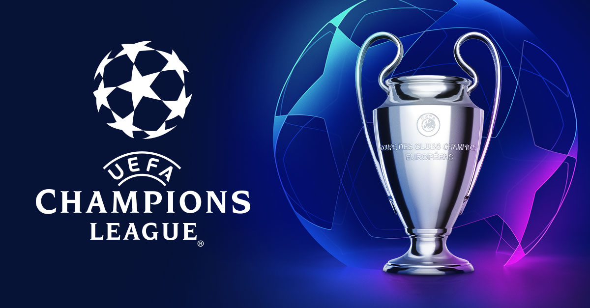 Champions League Trophy with Logo