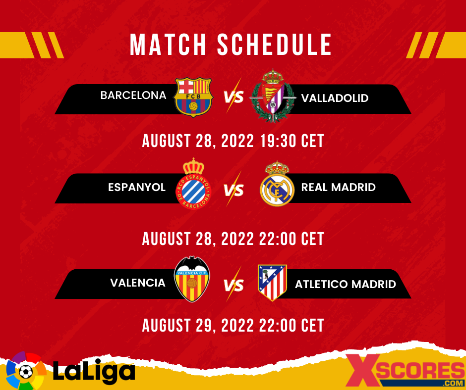 La Liga schedule