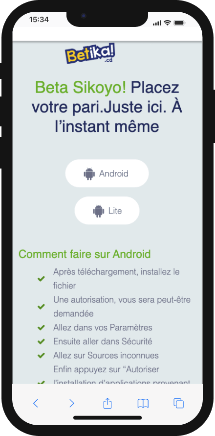 betika android application rdc