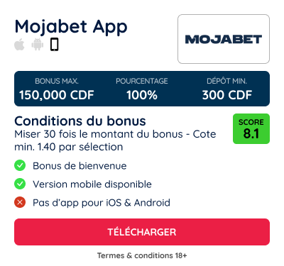 mojabet telecharger
