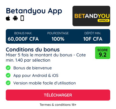 bet and you rd congo application