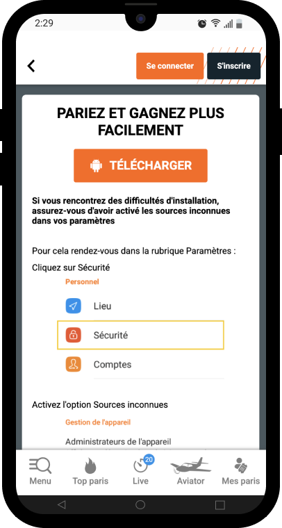 congo télécharger application apk