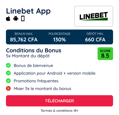 application linebet sur mobile