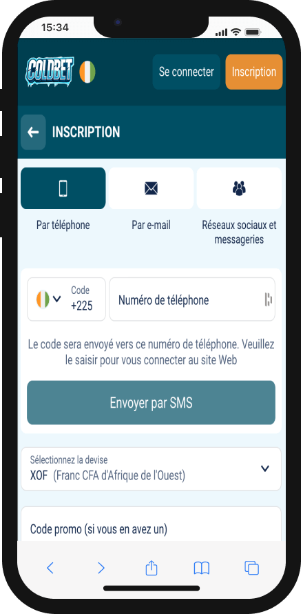 ouvrir un compte sur coldbet
