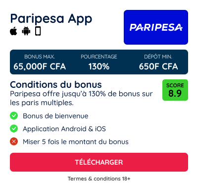 telecharger paripesa apk