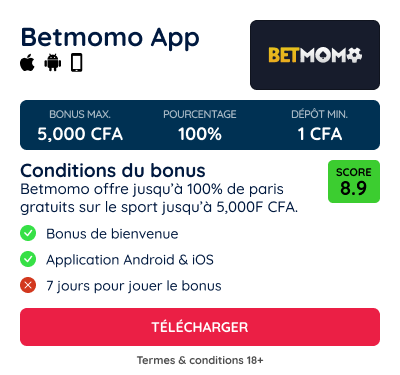 telecharger betmomo app android