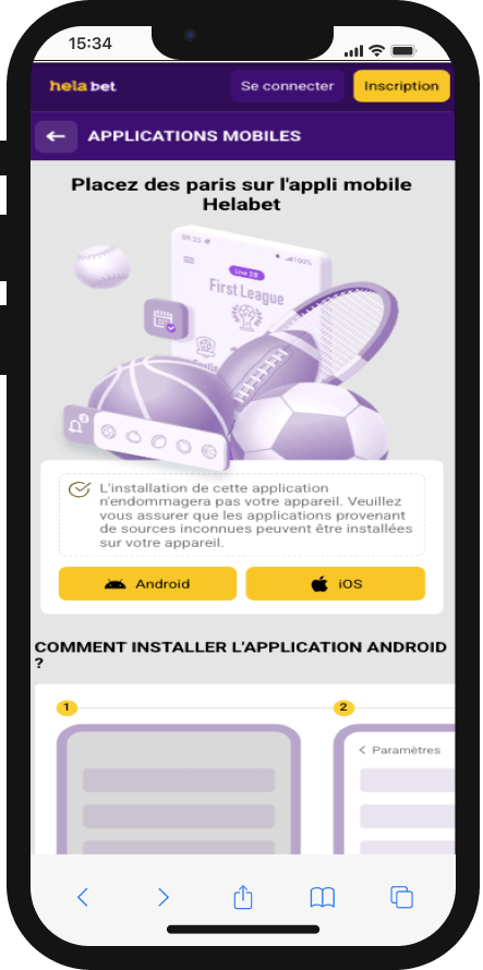 telecharger application helabet android apk
