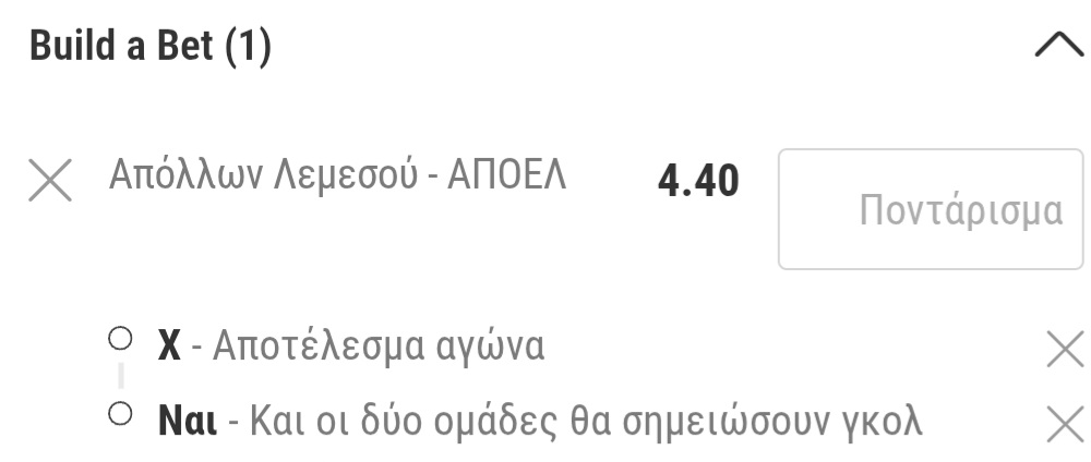 Apollon Apoel Build A Bet Bwin