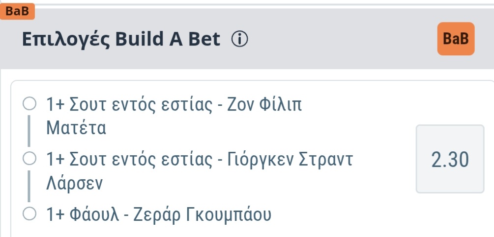 Crystal Palace Vallecano Build A Bet Sportingbet