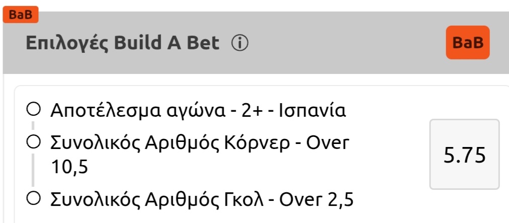 Spain Austria Build A Bet Vistabet